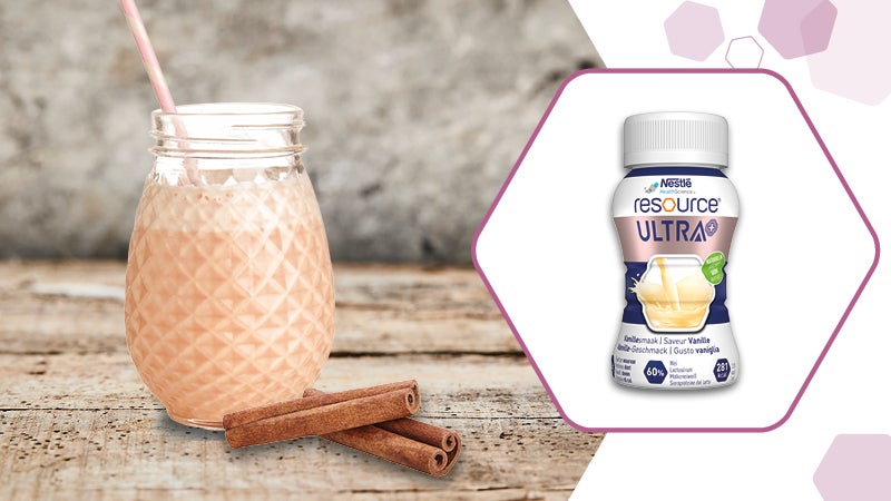 Recept Resource ULTRA + vanillesmaak