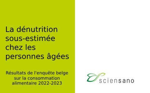 Sciensano denutrition 2024